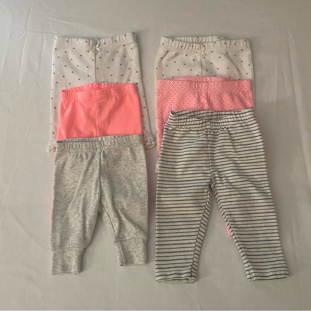 Six Pairs of Just For You Carters Baby Bottoms